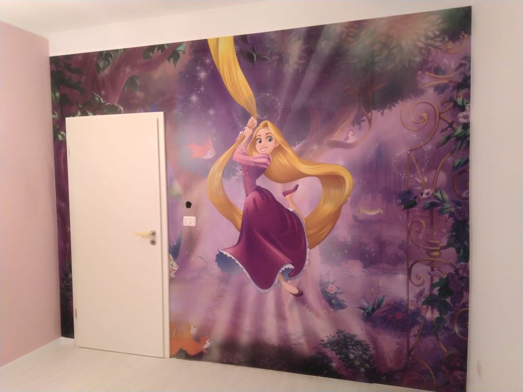 Montaj fototapet Rapunzel Disney