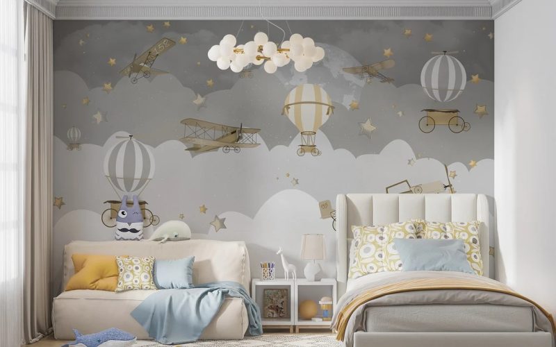 Tapet-copii-Royal-Deco- baloon-fantesy